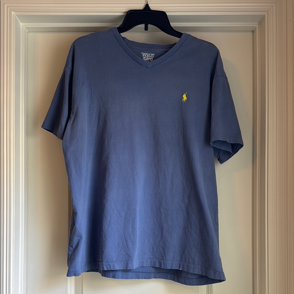 Polo by Ralph Lauren Men's Classic Blue Tee